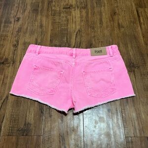 PINK victoria’s secret y2k jean shorts